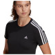 Adidas Γυναικεία κοντομάνικη μπλούζα Essentials Slim 3-Stripes Tee